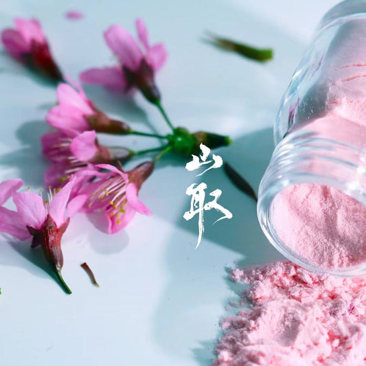 cherry flower pink-plant pigment