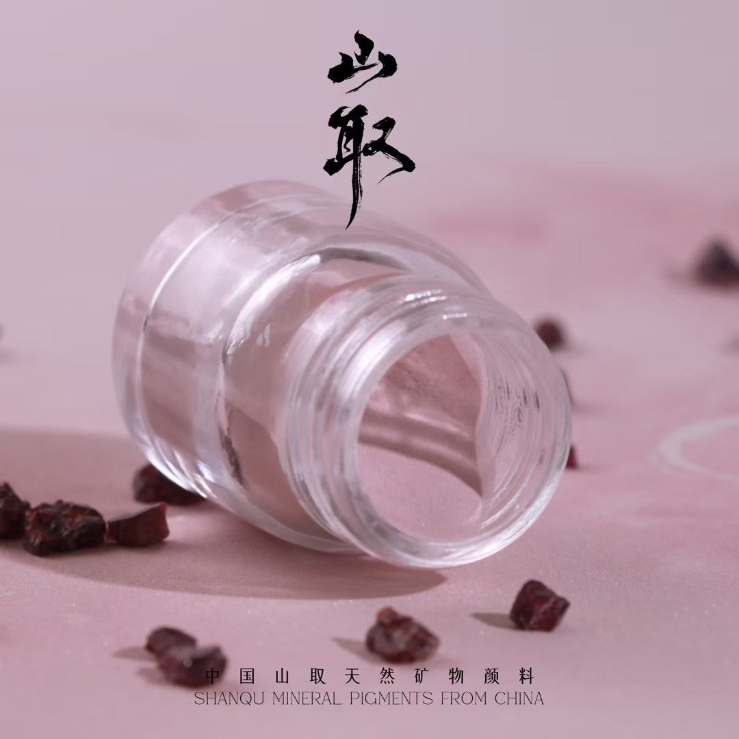 【055】Red Garnet -mineral pigment