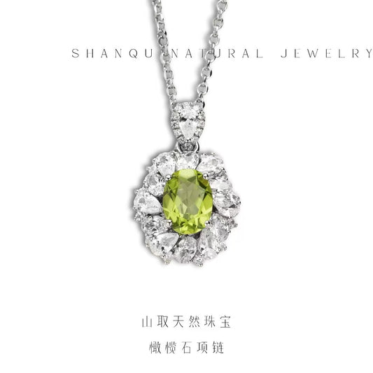 橄榄石项链-珠宝