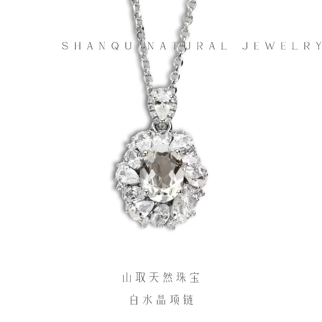 透明水晶项链-珠宝